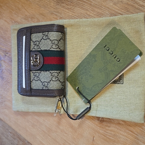 Gucci Ophidia GG Zip Card Case Wallet – NEW w/ Tags, Box & Dust Bag - Picture 6 of 10